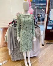 Load image into Gallery viewer, green beaded mother of the bride dress

