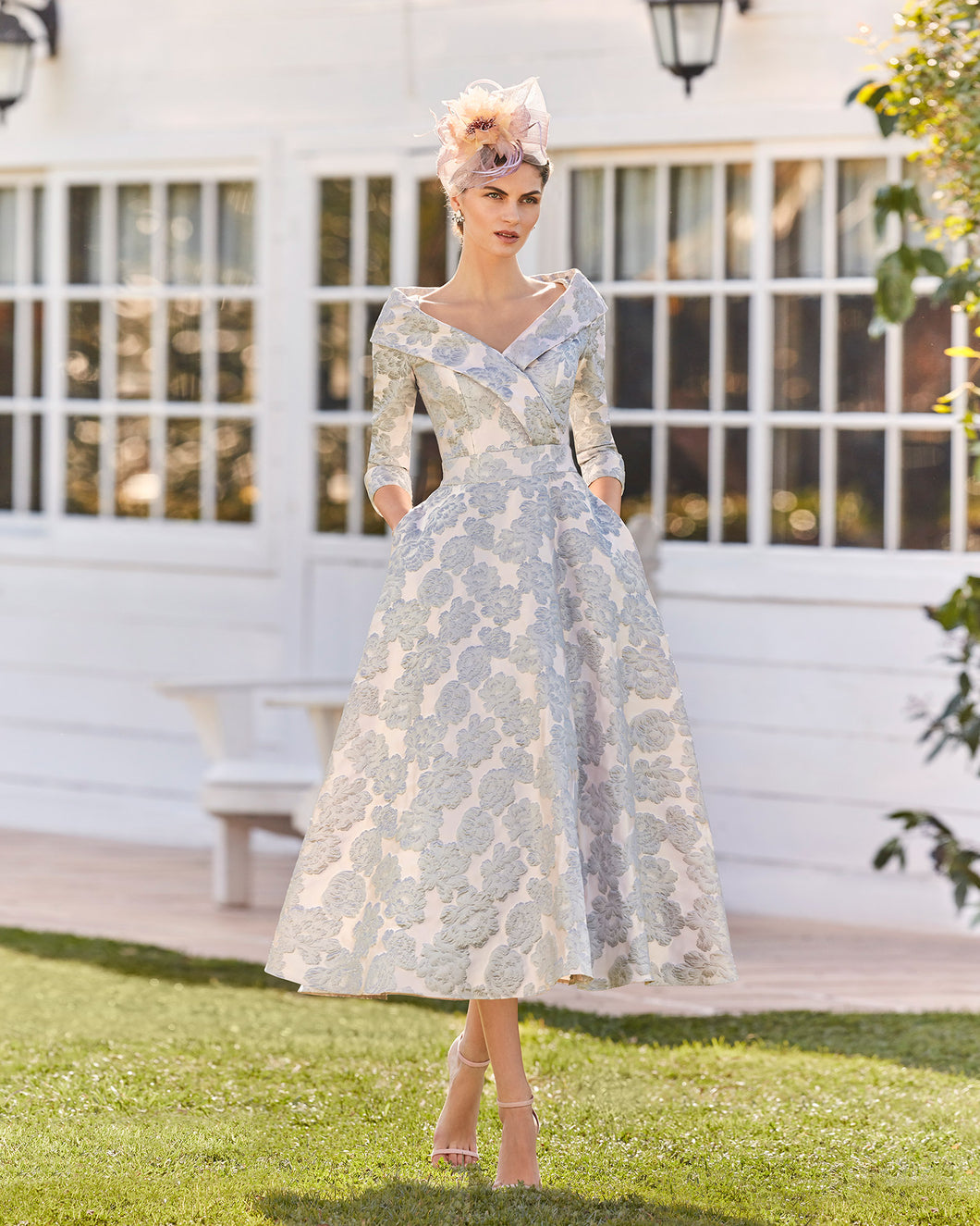 A line mother of the bride and groom outfit