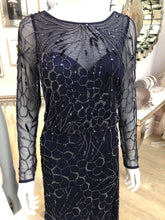 Load image into Gallery viewer, Navy Beaded mother of the bride and groom outfit 
