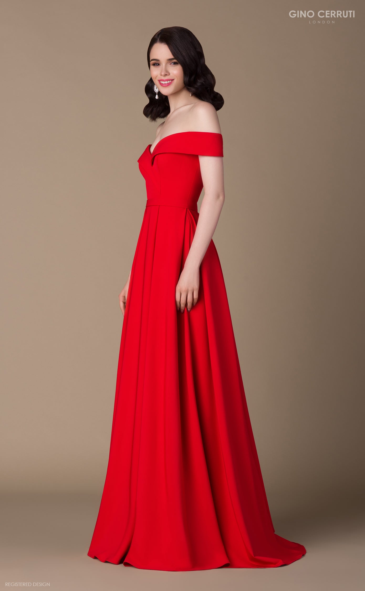 Plain Red Prom Dress