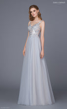Load image into Gallery viewer, pale blue evening dress
