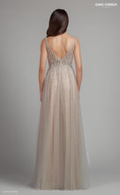 Load image into Gallery viewer, silver embellished sequin dress
