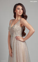 Load image into Gallery viewer, silver nude sequin dress
