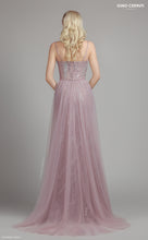 Load image into Gallery viewer, Pink prom dress with detachable skirt
