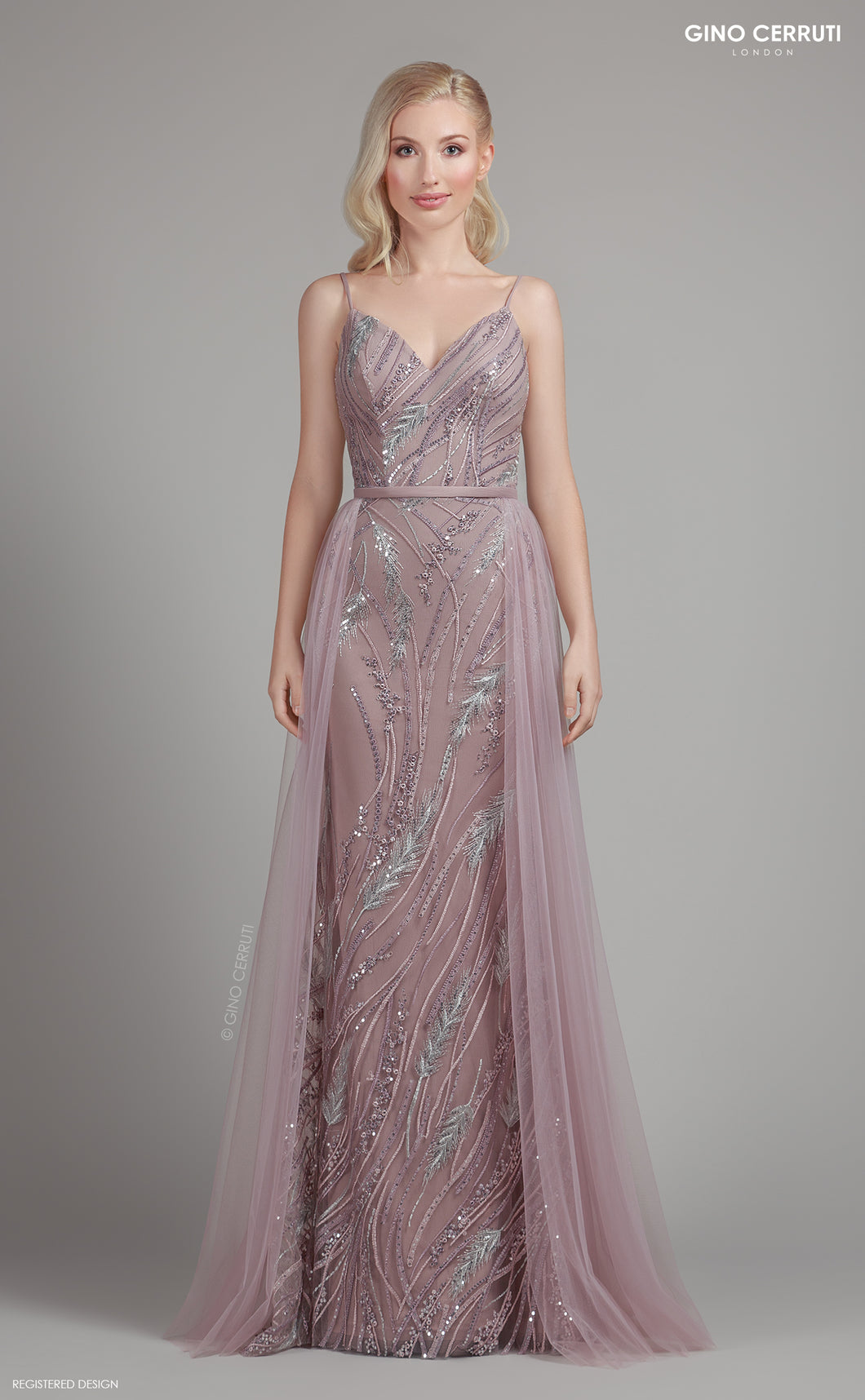 Pink evening and prom dress