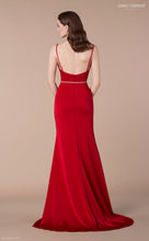 Load image into Gallery viewer, Plain red prom dress
