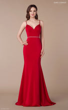 Load image into Gallery viewer, Plain red prom dress
