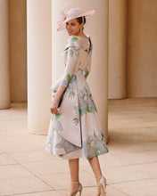 Load image into Gallery viewer, V Neckline mother of the bride dress
