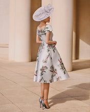 Load image into Gallery viewer, Floral print mother of the Bride dress
