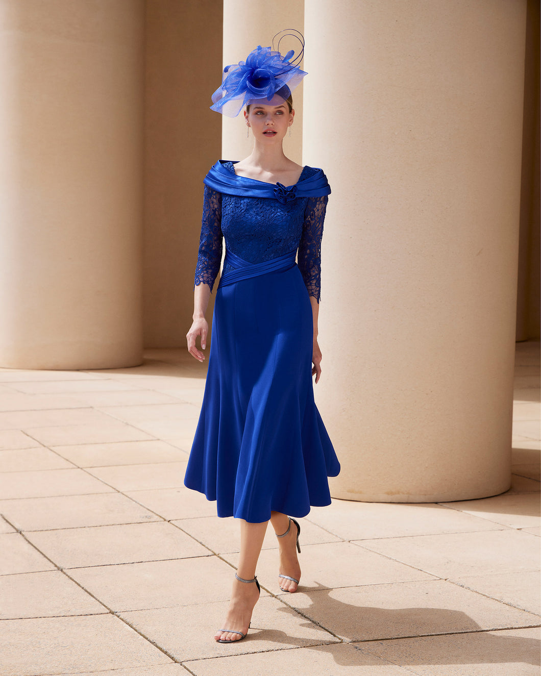 Cobalt Blue Mother of the Bride Dress