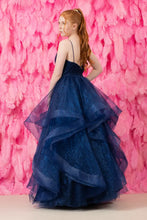 Load image into Gallery viewer, navy prom dress cardiff
