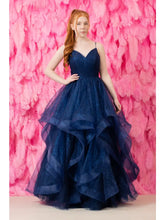 Load image into Gallery viewer, navy prom dress cardiff
