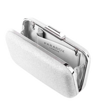 Load image into Gallery viewer, Silver Glitter Clutch
