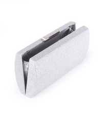 Load image into Gallery viewer, Silver Glitter Clutch
