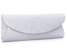 Load image into Gallery viewer, Silver Glitter Clutch
