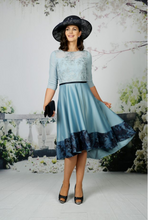 Load image into Gallery viewer, Navy Mother of the Bride dress
