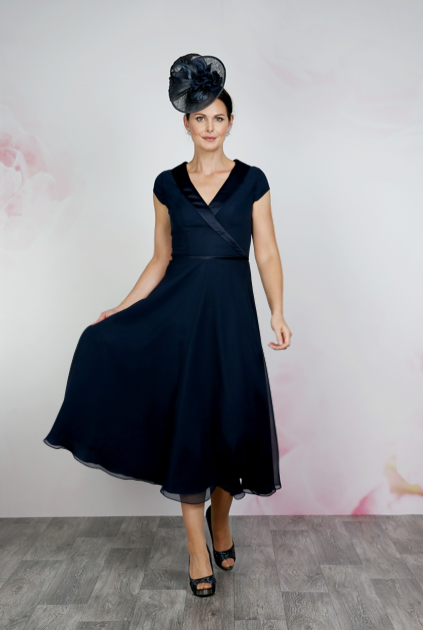 Navy Mother of the Bride & Groom Dress