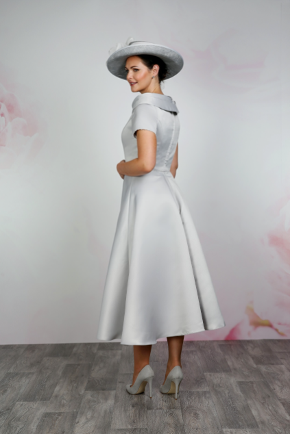 Silver Mother of the Bride & Groom Dress