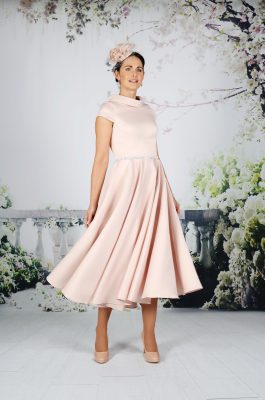 Pink mother of the bride dress