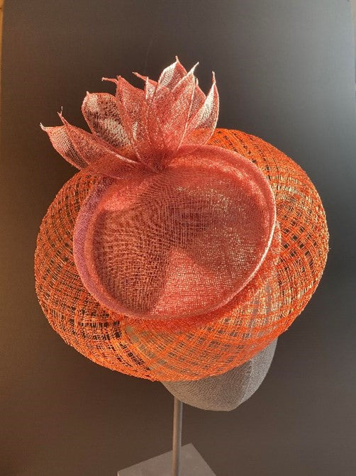 pink and orange designer hat