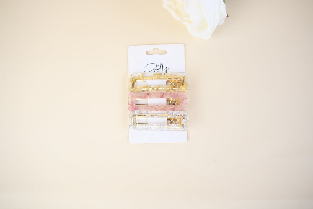 Glitter Trio Clips | Pretty Little Props | Accessories