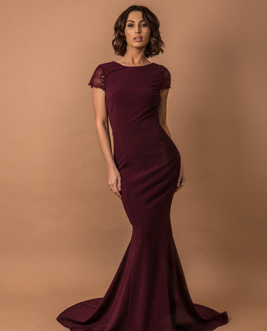Burgundy Bridesmaids dress 