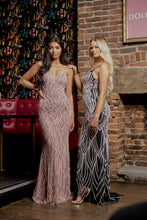 Load image into Gallery viewer, Pink and Black prom dresses
