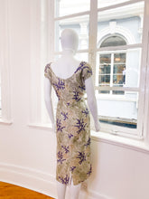 Load image into Gallery viewer, Low back sage lime dress
