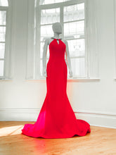 Load image into Gallery viewer, red fitted prom dress
