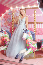 Load image into Gallery viewer, Pale Blue Prom Dress
