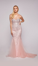 Load image into Gallery viewer, Pink Evening &amp; Prom Dress
