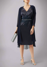 Load image into Gallery viewer, Navy Mother of the Bride &amp; Groom Outfit 
