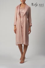 Load image into Gallery viewer, Pink mother of the bride dress and jacket
