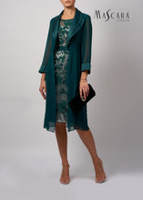 Load image into Gallery viewer, Green mother of the bride and groom outfit
