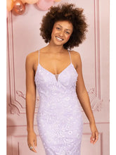 Load image into Gallery viewer, Lilac prom dress

