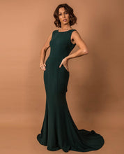 Load image into Gallery viewer, Forest Green Bridesmaid dress
