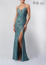 Load image into Gallery viewer, Misty Green Sequin sparkly dress

