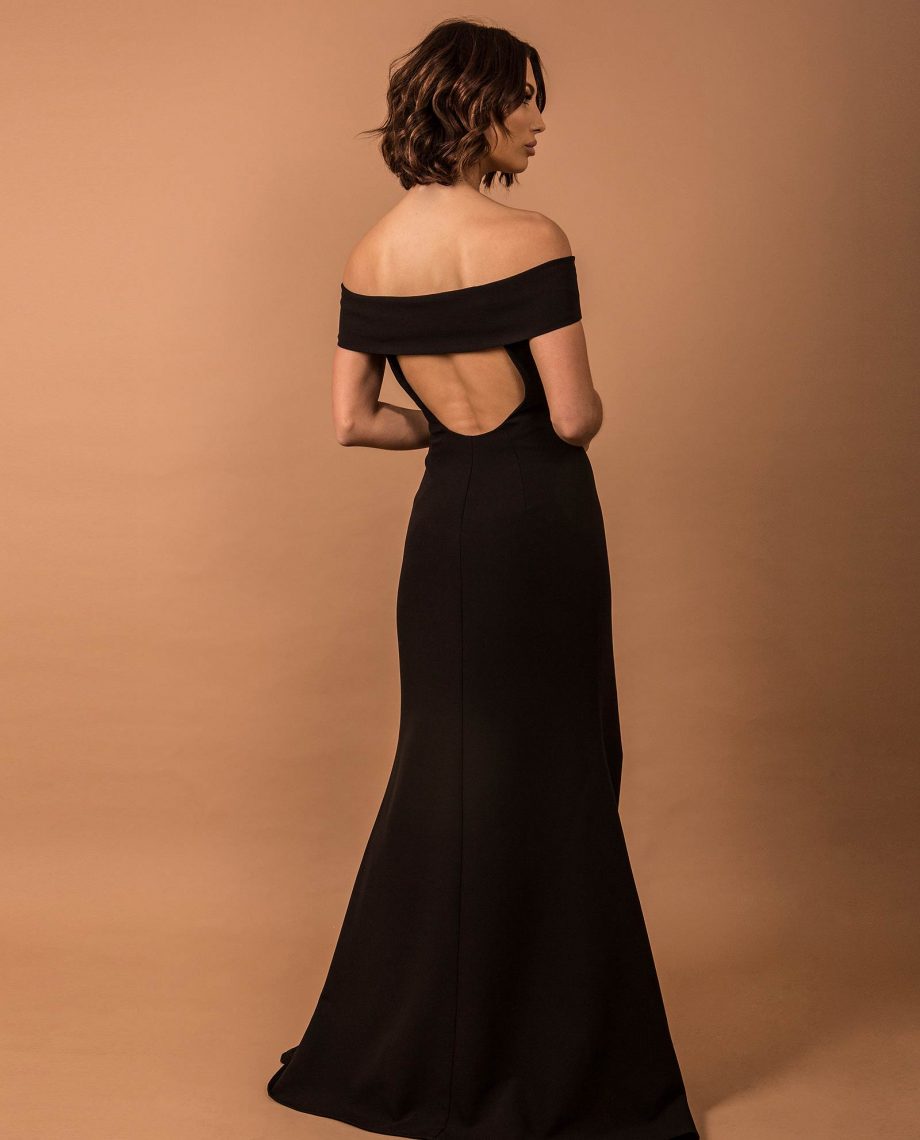 Black bridesmaid dress