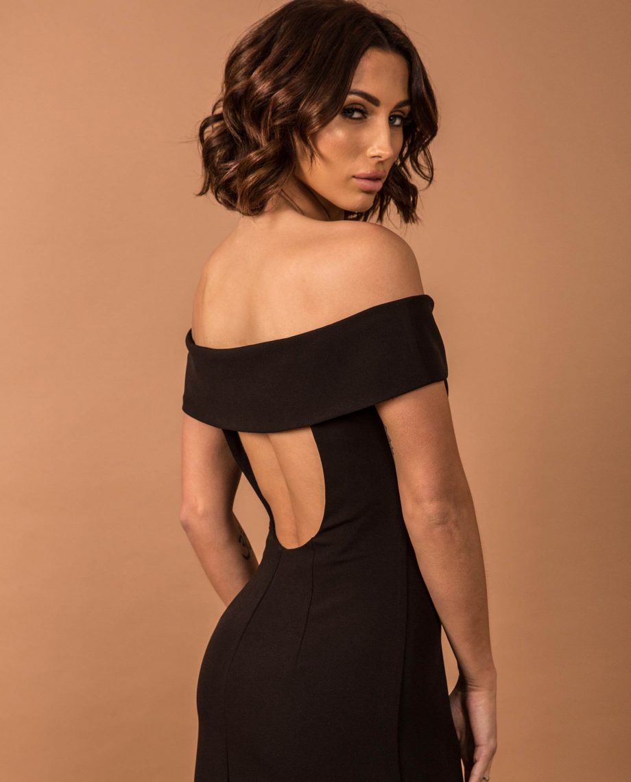Black bridesmaid dress