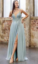Load image into Gallery viewer, Blue Evening &amp; Prom Dress
