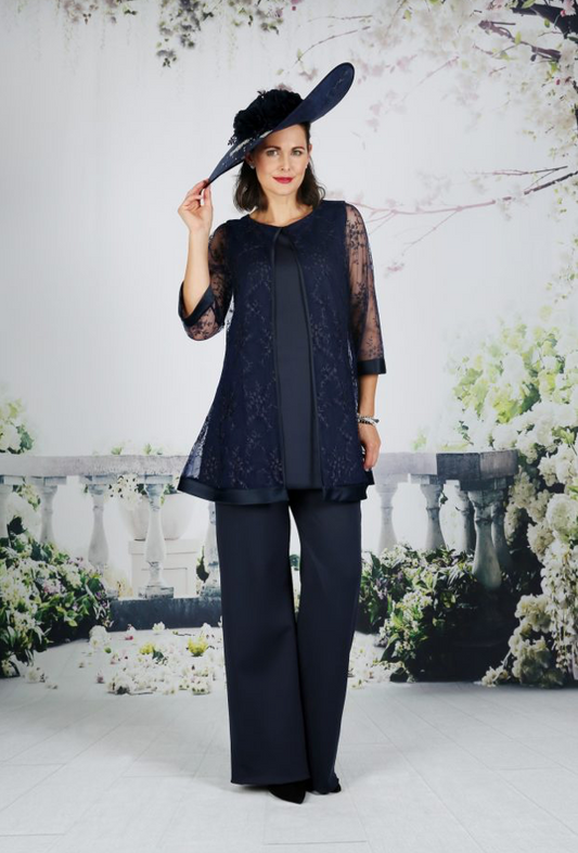 Navy Wedding Outfit 