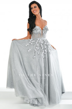 Load image into Gallery viewer, Silver Evening &amp; Prom Dress
