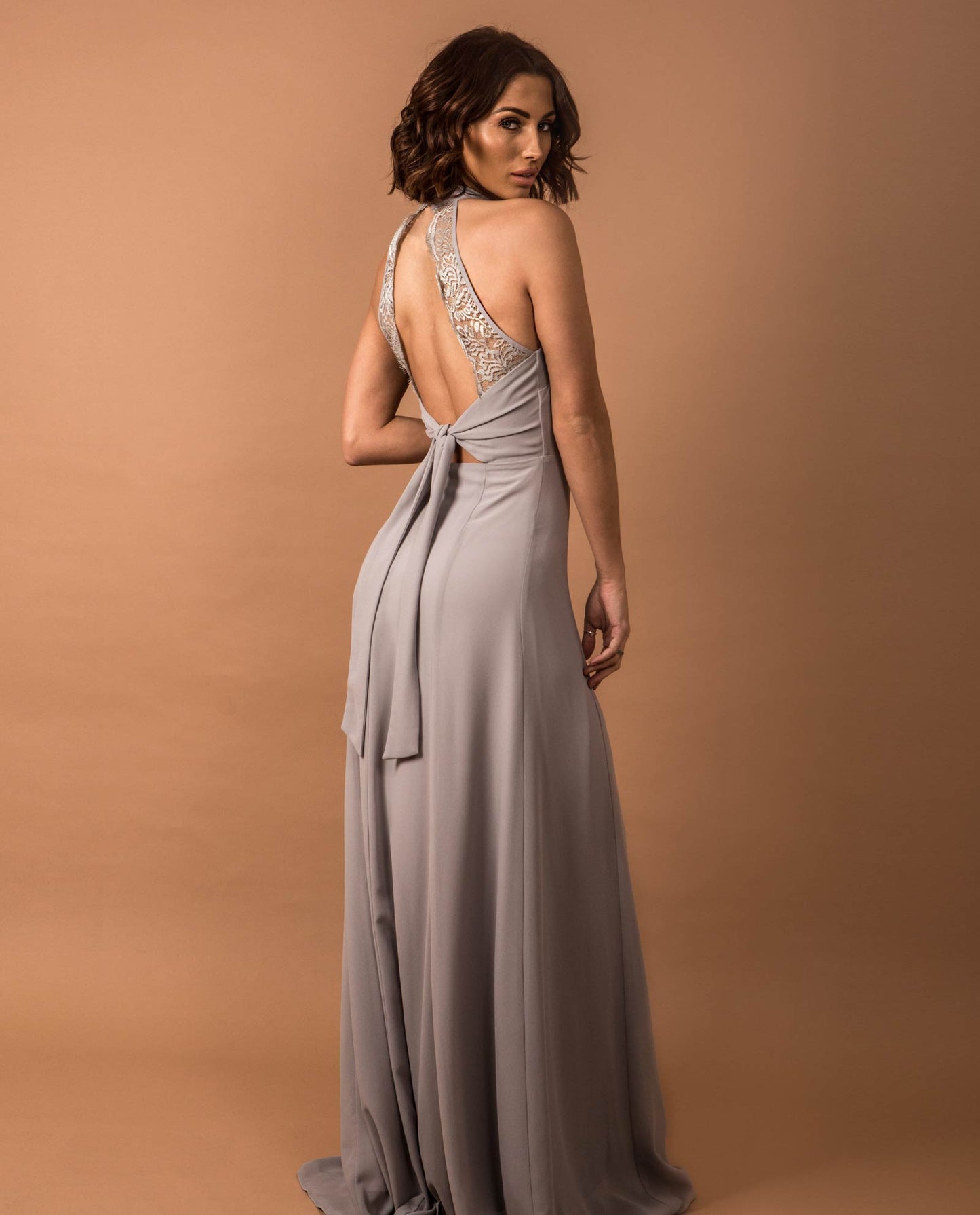 grey bridesmaid dresses