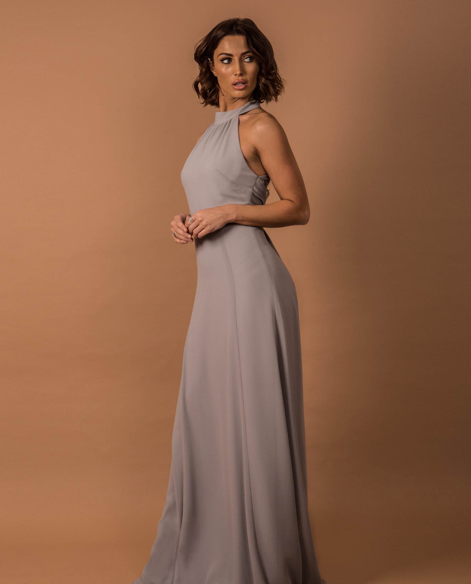 grey dress
