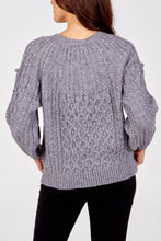 Load image into Gallery viewer, Chunky Knit Pom Pom Jumper | The Pretty Perfect Boutique
