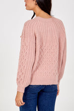 Load image into Gallery viewer, Chunky Knit Pom Pom Jumper | The Pretty Perfect Boutique

