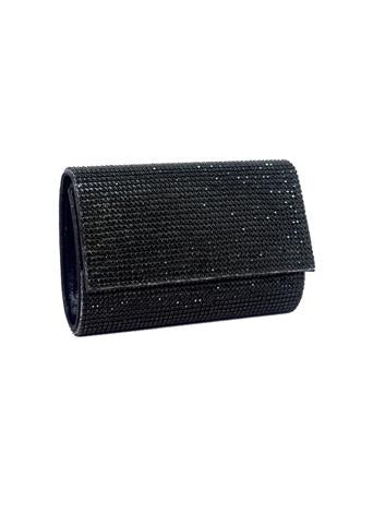 Black Diamante Handbag | Mascara London