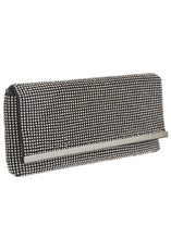 Load image into Gallery viewer, Black diamond sparkly clutch
