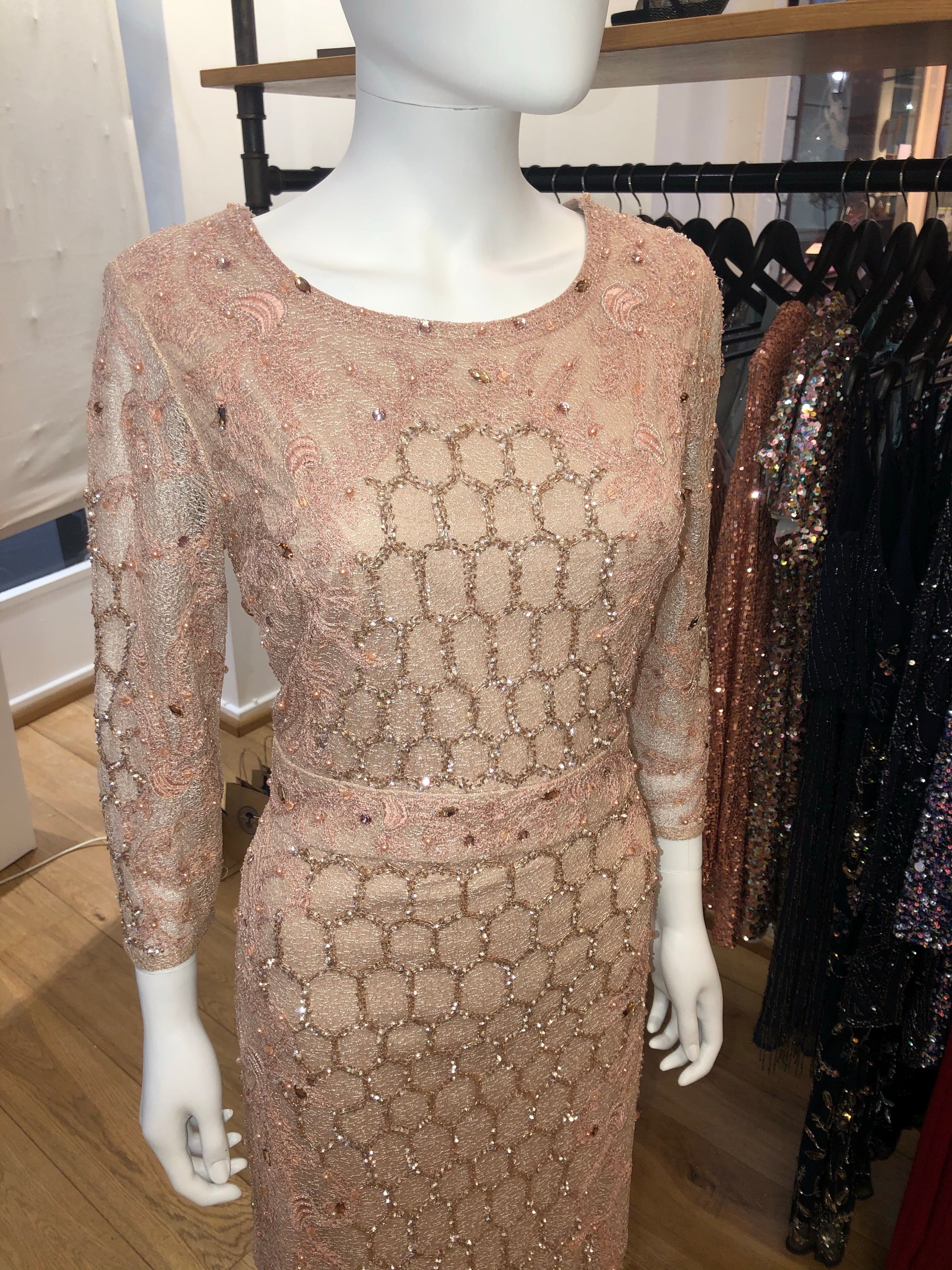 Rose gold sparkly Dress