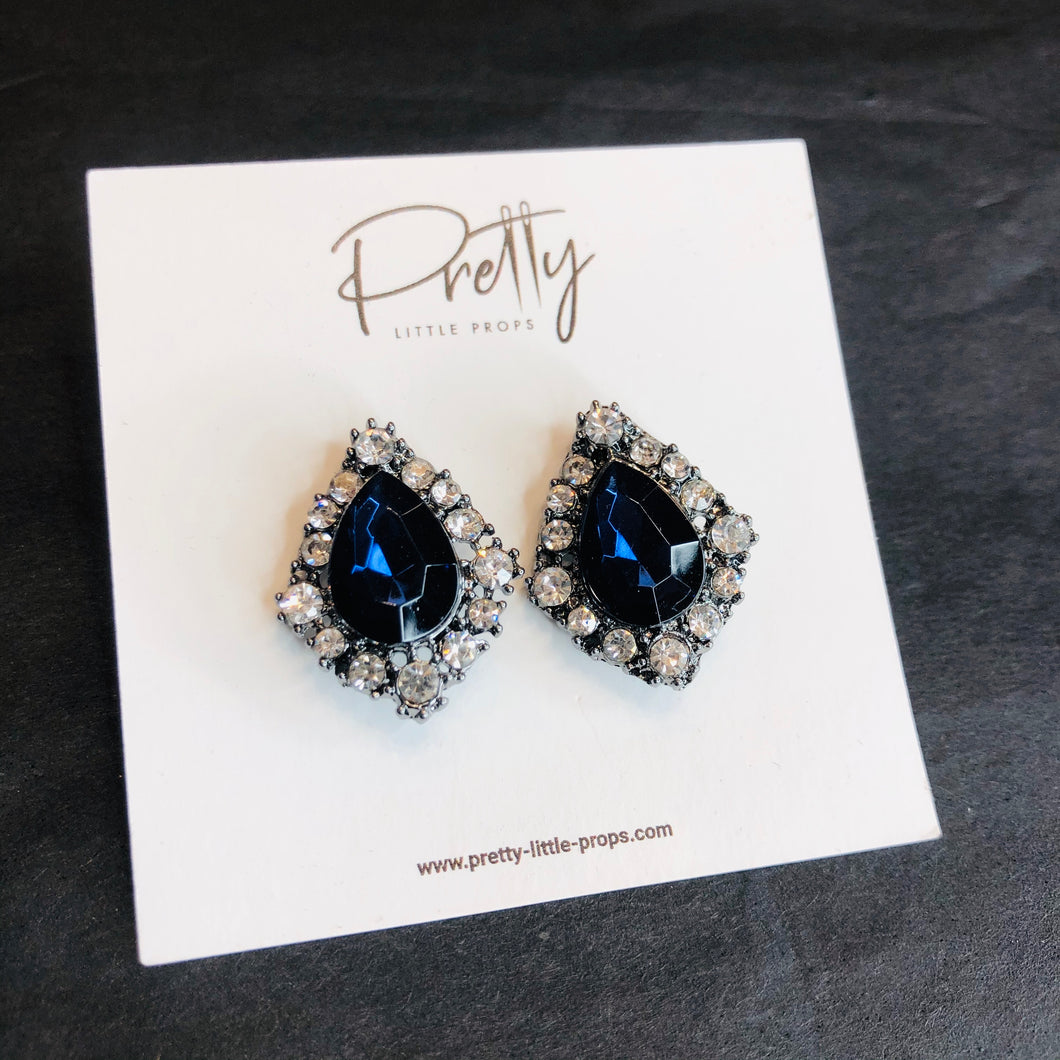 Blue Stud Earrings